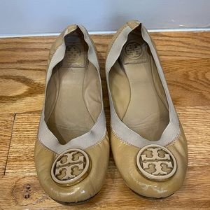 Tory Burch Caroline Patent Leather Ballet Flats